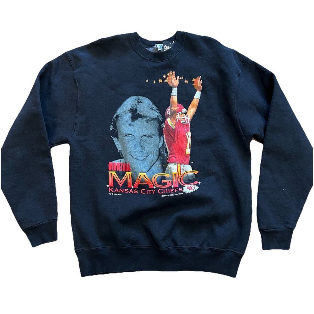 Vintage Kansas City Chiefs Sweatshirt Size XL 1994 Salem Sportswear Montana‎